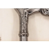 Aluminiowa Laska - Srebrna Głowa Konia - Koń - Stabilna Laska - 3 Części