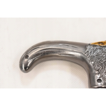 Aluminiowa Laska - Groźna Głowa Wilka - Wilk - Stabilna Laska - 3 Części