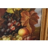 Winogrono z Kielichem Na Stole - Martwa Natura - Obraz Olejny Zdobiona Rama
