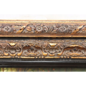 Rodzinny Obraz - Brat i Siostra Rodzina - Obraz Olejny Piękna Zdobiona Rama