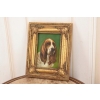 Pysk Psa - Pies Piesek Basset Hound - Obraz Olejny Złota Rama