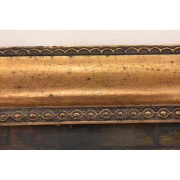 Portret Bernardyna - Szczeniak Pies Piesek - Obraz Olejny Złota Rama