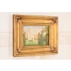 Włoskie Miasteczko Przy Wodzie - Wenecja Włochy - Obraz Olejny - Złota Rama