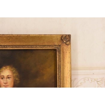 Portret Oficera z Szabla - Arystokrata w Mundurze Obraz Olejny Złota Rama