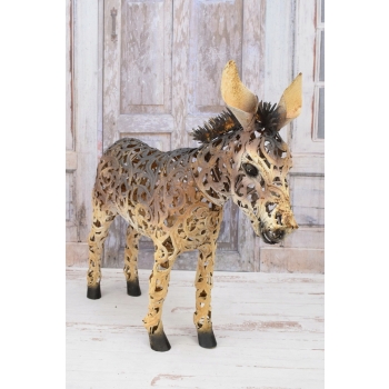 Duża Ogrodowa Figura - Osioł Osiołek - Rzeźba Dom - Vintage - Prezent