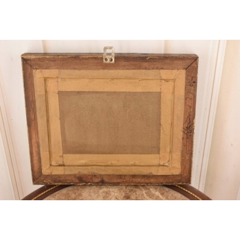 Nikifor Krynicki - Wiejska Chata Krajobraz Krynicy - Obraz Akwarela Ołówek