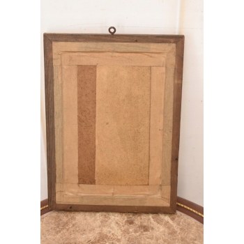 Nikifor Krynicki - Przejazd Kolejowy w Krynicy Zdrój Obraz Akwarela Ołówek