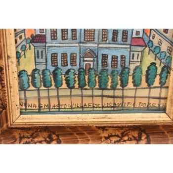 Nikifor Krynicki - Kościół w Krynicy Zdrój - Krynica Obraz Akwarela Ołówek