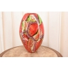 Kolorowy Szklany Wazon - Ozdobne Wzory - Flakon Waza - Szkło Murano Style