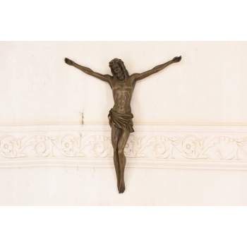 Jezus Chrystus - Krzyż - Droga Krzyżowa - Święta Figura z Brązu 22cm