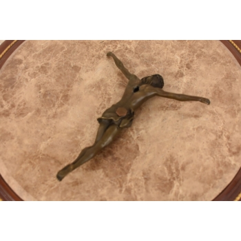 Jezus Chrystus - Krzyż - Droga Krzyżowa - Święta Figura z Brązu 22cm