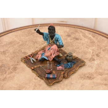 Arabski Krawiec - Arab - Figura Rzeźba z Brązu - Styl Vienna - Kolekcja