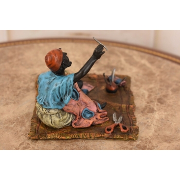 Arabski Krawiec - Arab - Figura Rzeźba z Brązu - Styl Vienna - Kolekcja