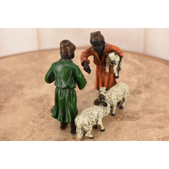 Arabscy Handlarze Owiec - Arab - Figura Rzeźba z Brązu Styl Vienna Kolekcja