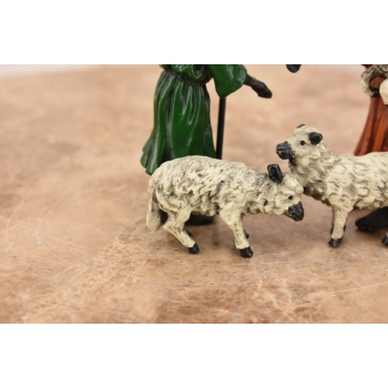 Arabscy Handlarze Owiec - Arab - Figura Rzeźba z Brązu Styl Vienna Kolekcja