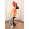Szkło Murano Style - Kolorowa Papuga - Ptak - Figura Prezent Włoski