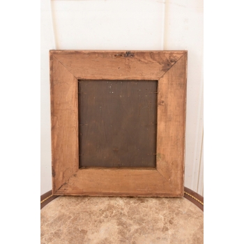 Józef Chełmoński - Kobieta Karmiąca Kury - Polska Wieś - Stary Obraz Olejny