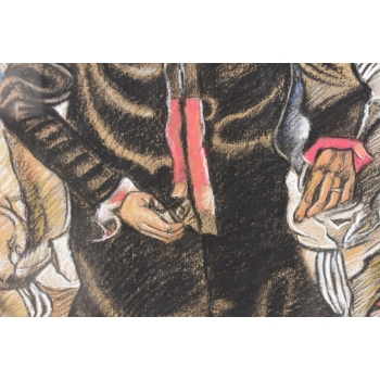 Ignacy Witkiewicz Witkacy 1938 Pastel Obraz Portret Jadwigi Witkiewiczowej