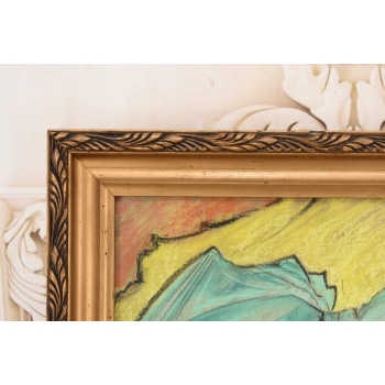 Ignacy Witkiewicz Witkacy 1925 - Pastel Obraz - Portret Anny Nawrockiej