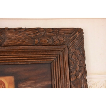 Styka - Modlitwa Kobiety w Kościele - Ołtarz Kościół - Obraz Olejny