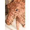 Ogromna Figura - Koń Konik - Rdza - Rzeźba Metalowa Dom - Vintage
