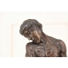 Auguste Rodin Adam - Posąg Akt Mężczyzny - Sygn Rzeźba Figura z Brązu 38cm