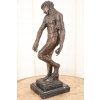Auguste Rodin Adam - Posąg Akt Mężczyzny - Sygn Rzeźba Figura z Brązu 38cm