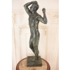 Ogromna Rzeźba wg Auguste Rodin - Męski Akt Adam - Rzeźba Figura z Brązu