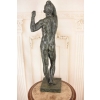 Ogromna Rzeźba wg Auguste Rodin - Męski Akt Adam - Rzeźba Figura z Brązu