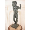 Ogromna Rzeźba wg Auguste Rodin - Męski Akt Adam - Rzeźba Figura z Brązu