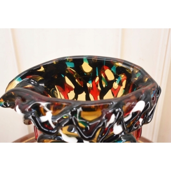 Kolorowy Wazon 3D - Twarz Głowa - Szkło Murano Style Dekoracja