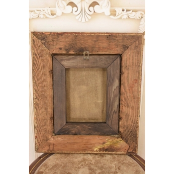 M. Lisowski - Żyd W Okularach Liczący Pieniądze - Obraz Olejny Na Szczęście