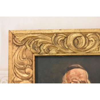 M. Lisowski - Żyd ze Złotymi Monetami - Obraz Symbolizujący Szczęście