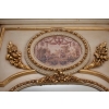 Kryształowe Barokowe Lustro - Złoto Kremowe - 235 x 130 cm - Arystokracja