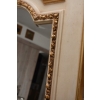 Kryształowe Barokowe Lustro - Złoto Kremowe - 235 x 130 cm - Arystokracja
