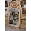 Kryształowe Barokowe Lustro - Złoto Kremowe - 235 x 130 cm - Arystokracja