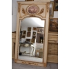 Kryształowe Barokowe Lustro - Złoto Kremowe - 235 x 130 cm - Arystokracja