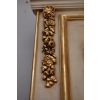 Kryształowe Barokowe Lustro - Złoto Kremowe - 235 x 130 cm - Arystokracja