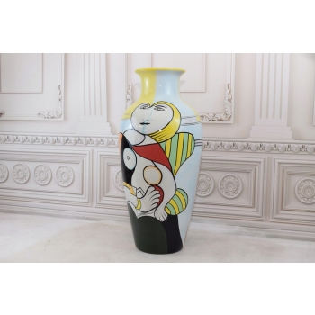 Porcelanowy Wazon - Porcelana - Abstrakcja - Ozdoba