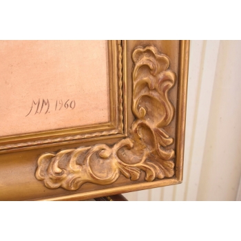 Portret Marilyn Monroe - 1960 - Obraz Olejny Na Płótnie - Sygnowany MM