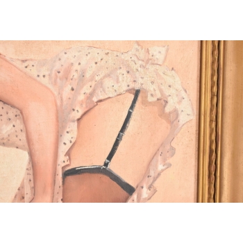 Portret Marilyn Monroe - 1960 - Obraz Olejny Na Płótnie - Sygnowany MM