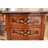 Komody Intarsjowane Ludwik - Stoliki Nocne Stolik z Szufladami - 4 Szuflady
