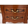 Komody Intarsjowane Ludwik - Stoliki Nocne Stolik z Szufladami - 4 Szuflady