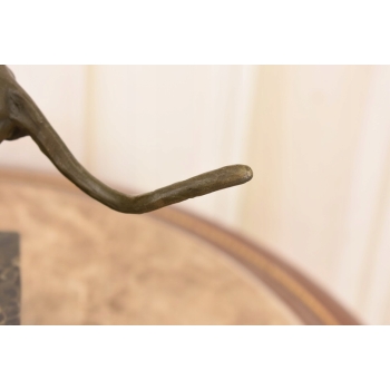 Figura Biegnącej Pantera - Rzeźba z Brązu - Dekoracja Myśliwska