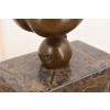 Modernistyczna Figura Gimnastyczki -Gimnastyczka z Brązu - Figura Akrobatki