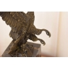 Latający Orzeł - Figura Orła z Brązu - Rzeźba Ptak - Dekoracja Brąz