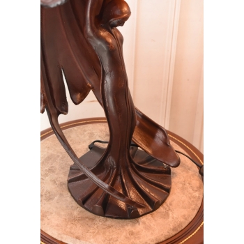 Lampa Witrażowa Styl Tiffany - wg Peter Behrens- Lampa Biurowa Parasol