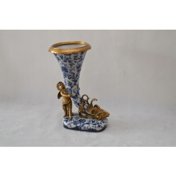 porcelana RÓG OBFITOŚCI - amor jeleń sygnowany