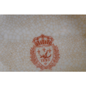 Muzealna Czarna Waza - Nimfy Trzymające Wazon - Porcelana + Brąz