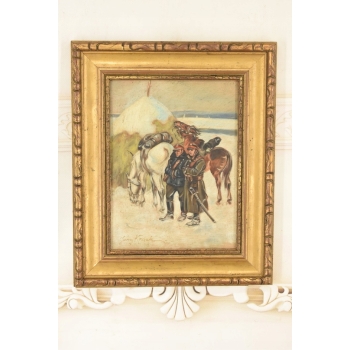 Jerzy Kossak - Polscy Żołnierze - Polski Obraz Olejny